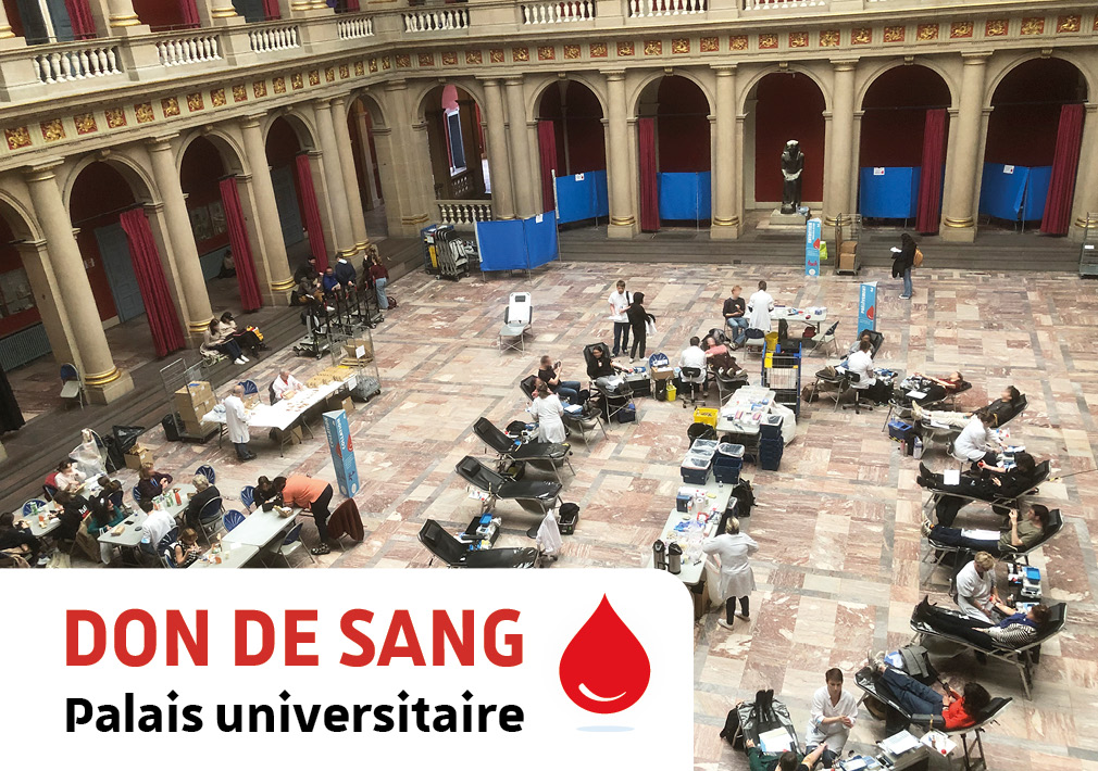 Don du sang à l'Université de Strasbourg